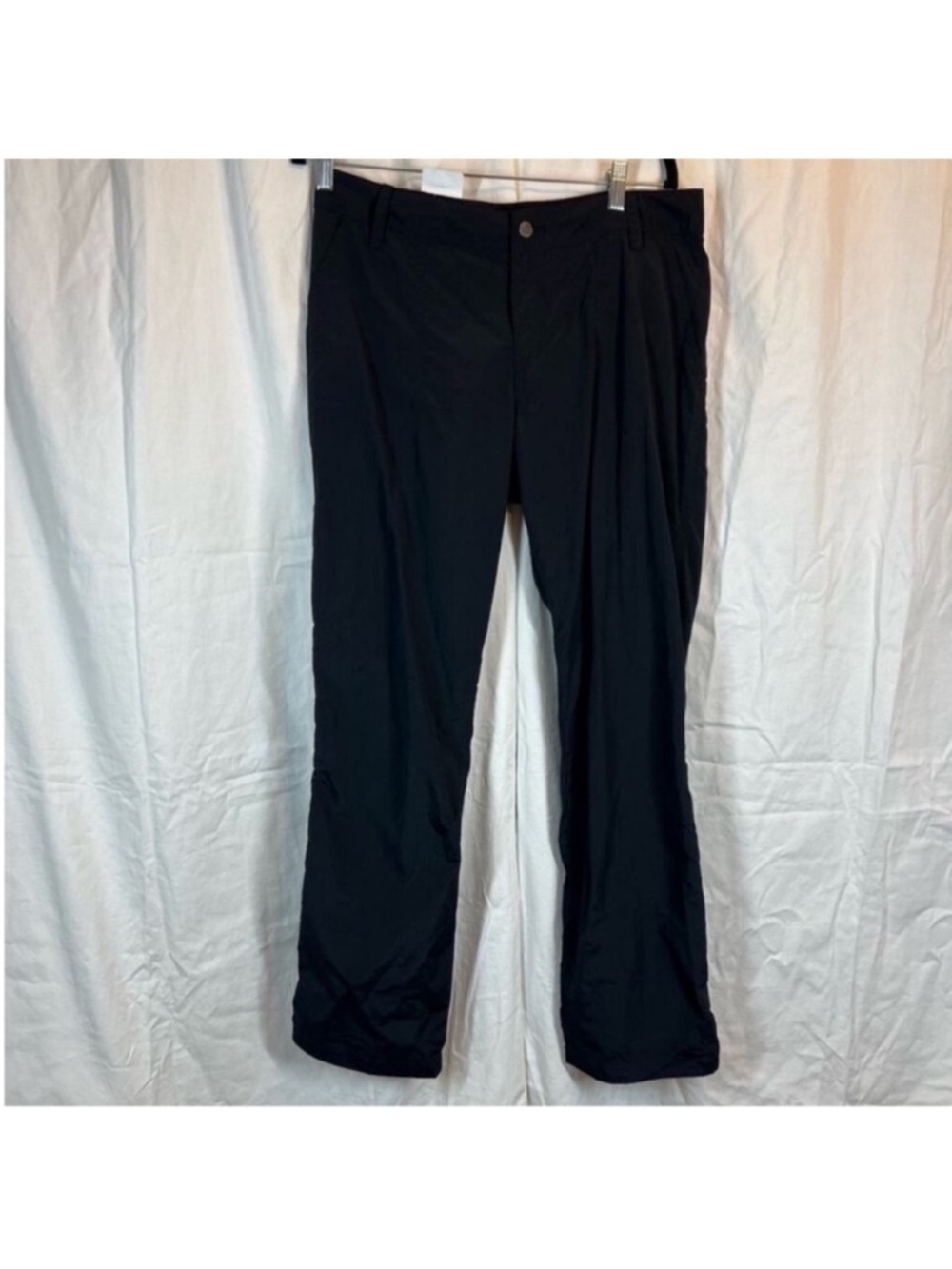 Columbia Straight Leg Active Fit Regular Hiking Pants Black Outdoor NWT